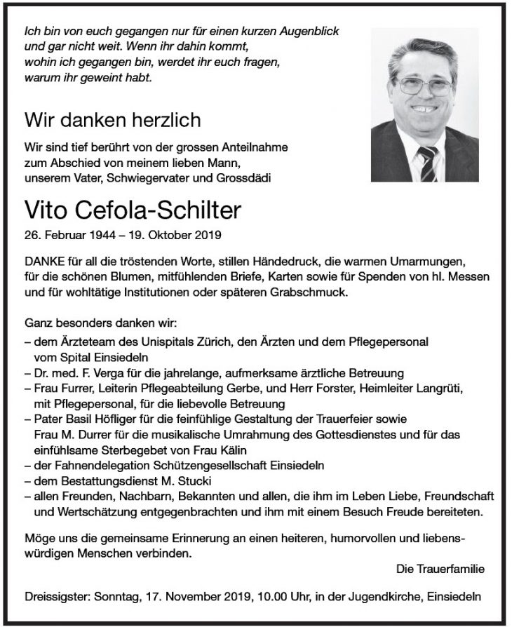 Vito Cefola-Schilter