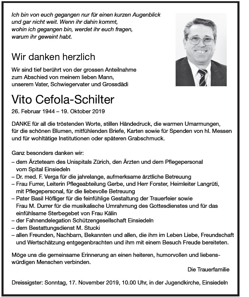 Vito Cefola-Schilter