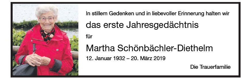 Martha Schönbächler Dietlhelm  1.JG