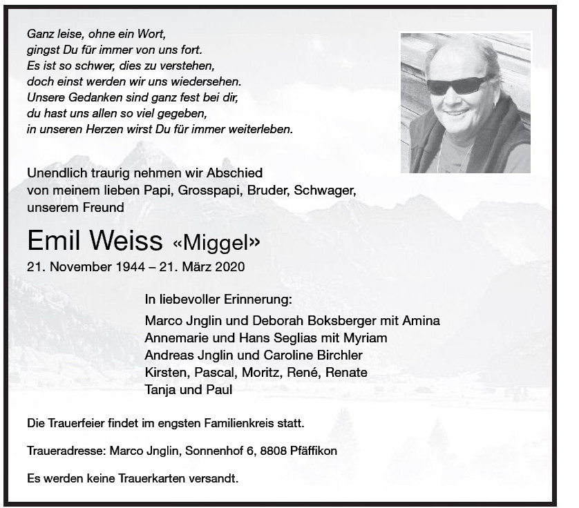 Emil Weiss «Miggel»