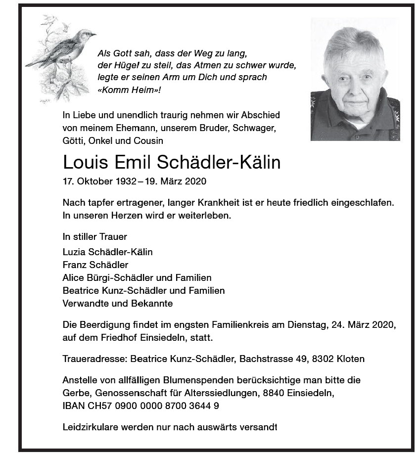 Louis Emil Schädler-Kälin