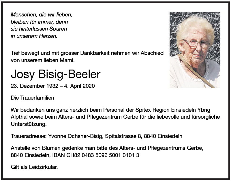 Josy Bisig-Beeler