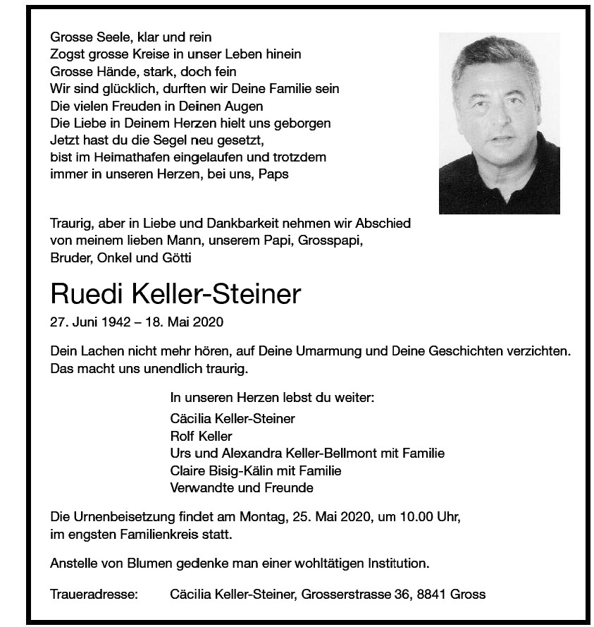 Ruedi Keller-Steiner