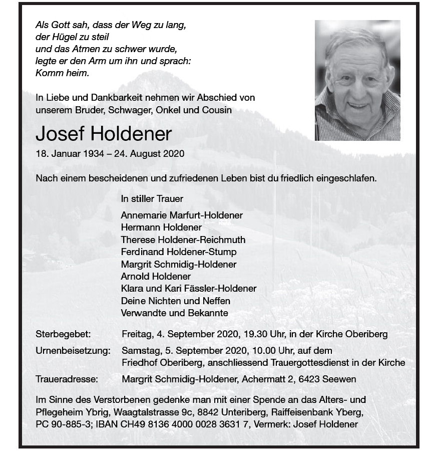 Josef Holdener