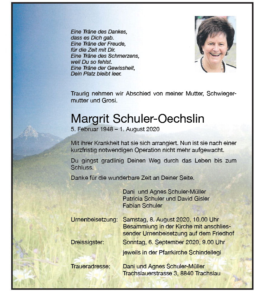 Margrit Schuler-Oechslin