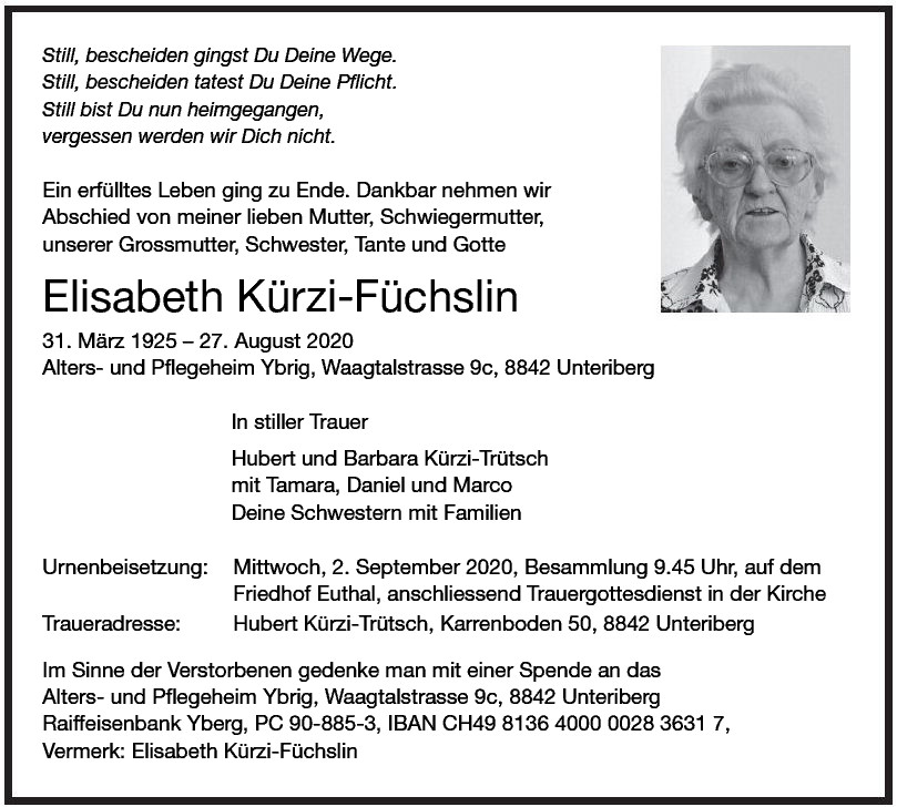 Elisabeth Kürzi-Füchslin