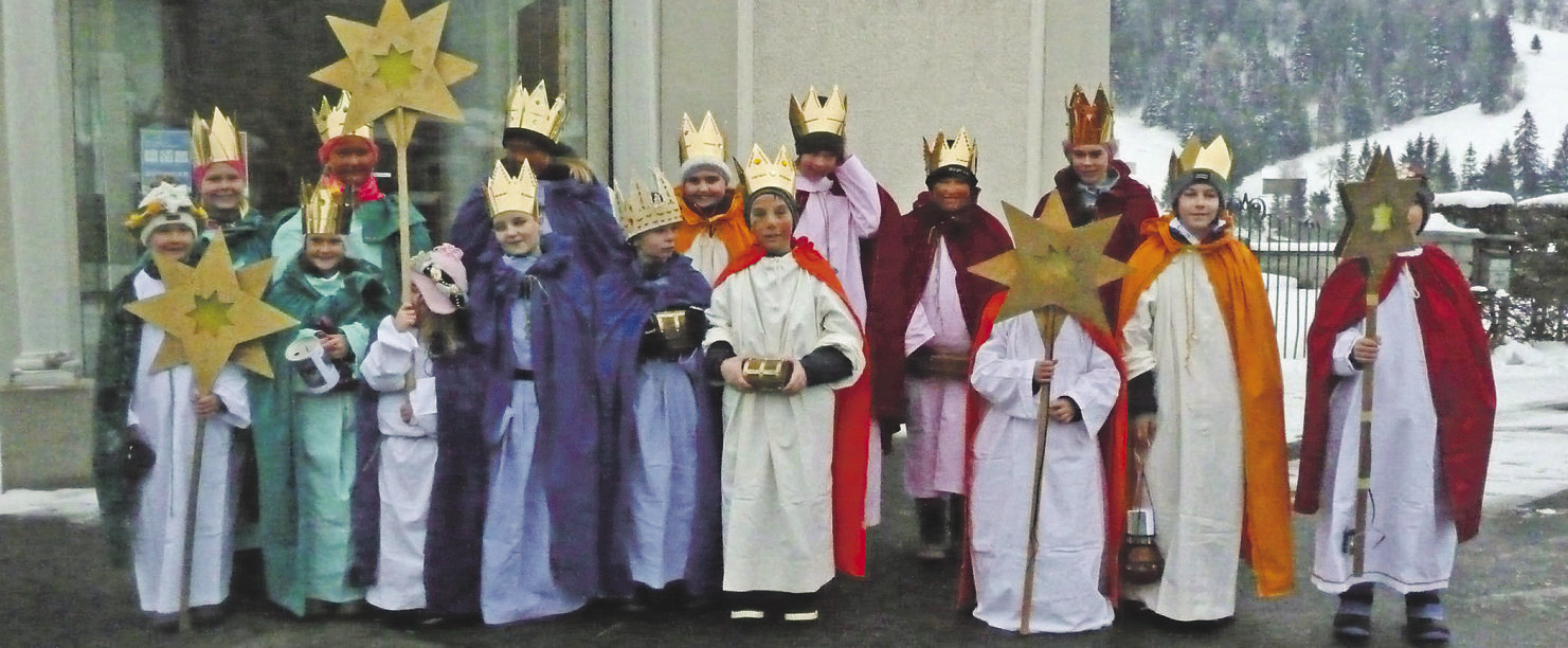 Sternsinger durften trotz  Pandemie von Tür zu Tür