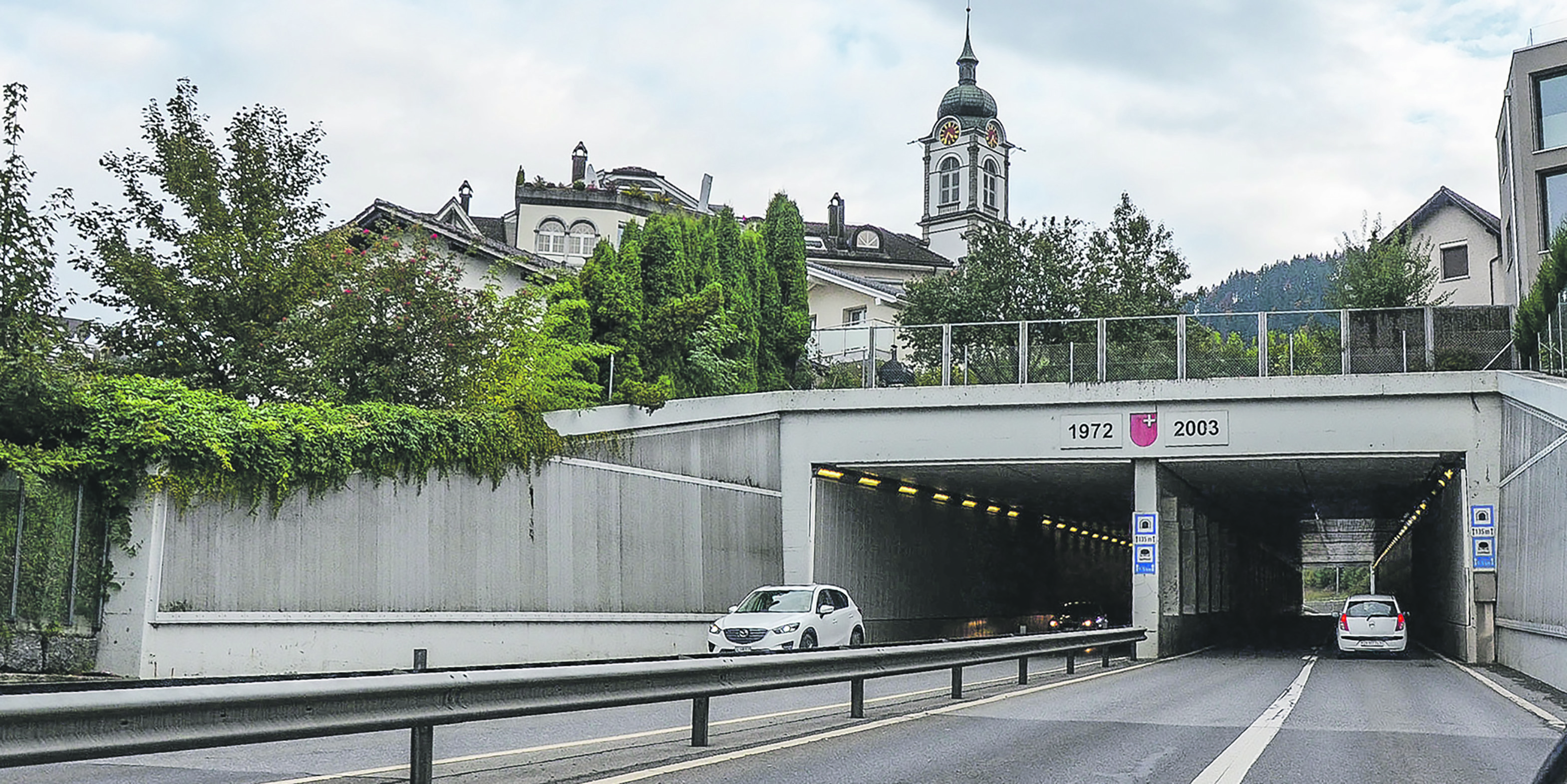 Freie Fahrt im Strassentunnel Schindellegi