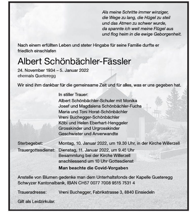 Albert Schönbächler-Fässler