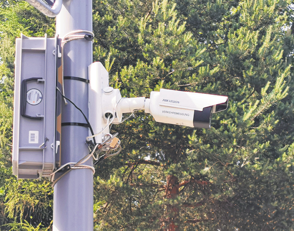 Kameras im Dorfkern liefern  nur anonymisierte Daten