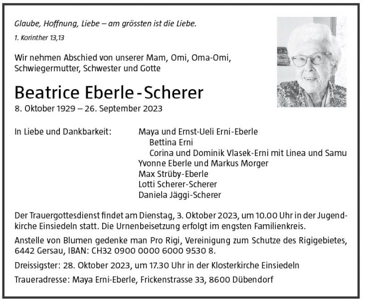 Beatrice Eberle -Scherer