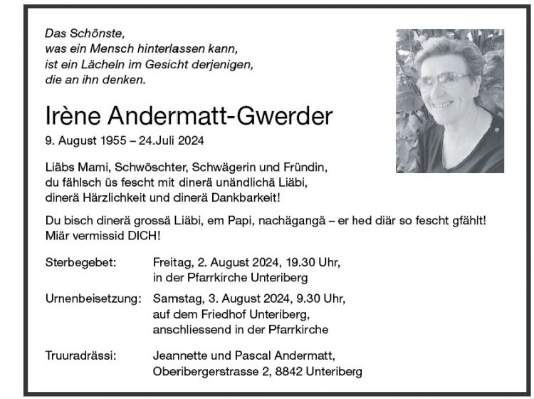 Irène Andermatt-Gwerder