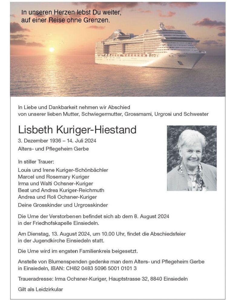 Lisbeth Kuriger-Hiestand