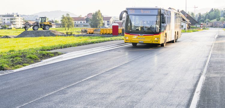 Hohe Bauaktivitäten auf und neben den Strassen