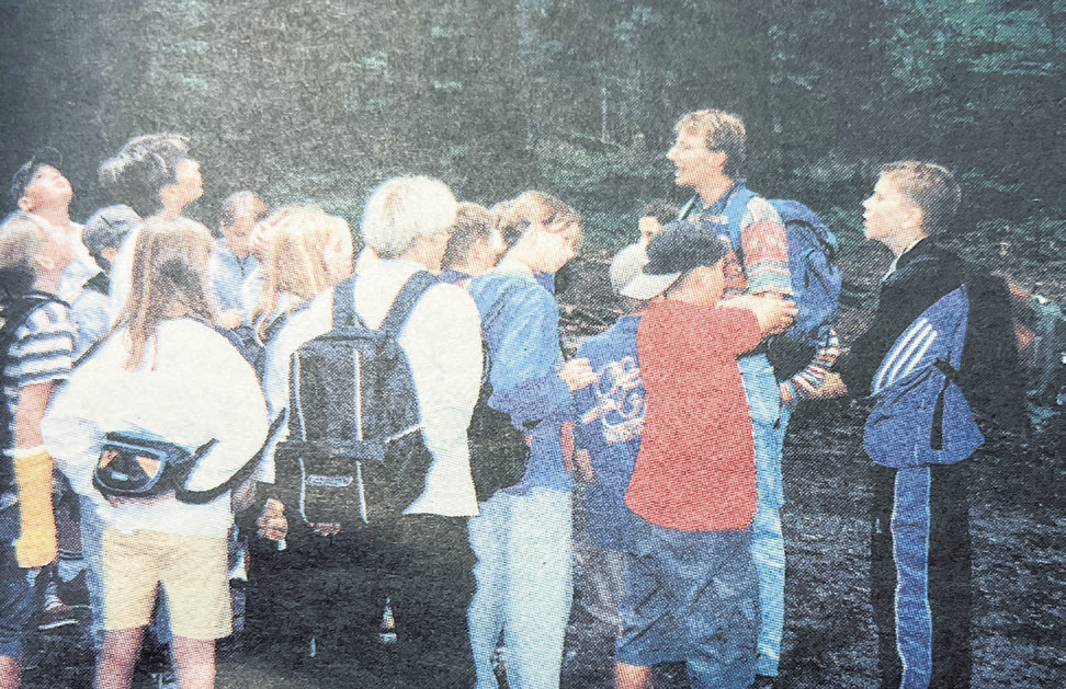 Wald wurde zur Schulstube