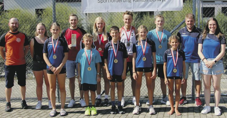 Unteriberg im  Medaillenspiegel vor Einsiedeln