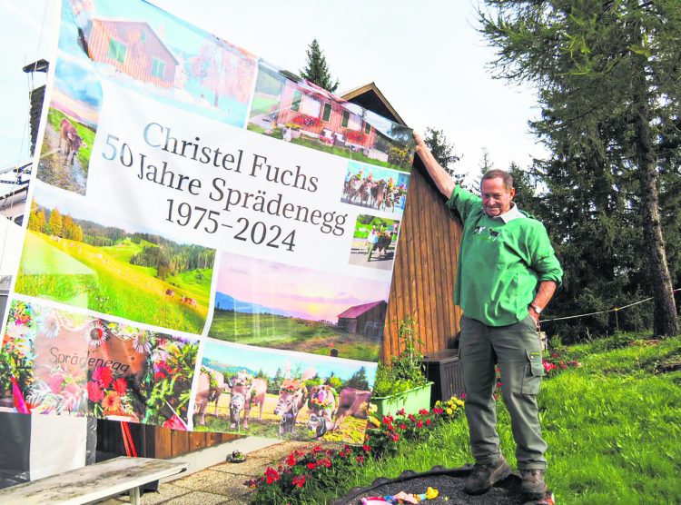 Christian Fuchs’ letzte Alpabfahrt nach 50 Jahren auf der Sprädenegg