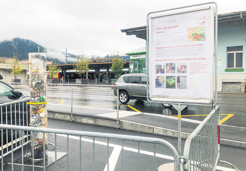 Die Litteringsäule wurde leider gefüllt