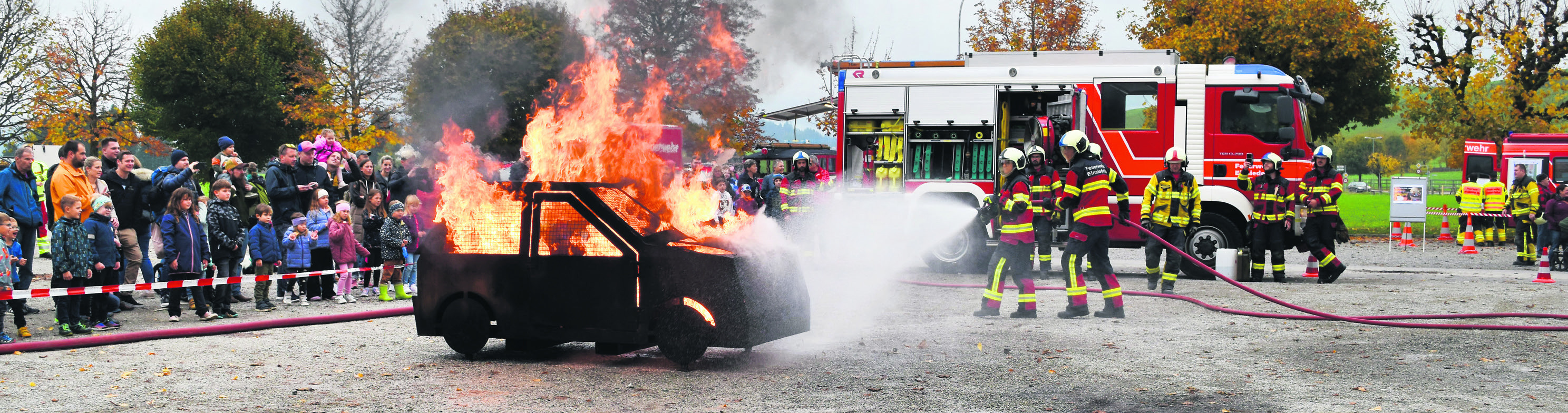 Die Stützpunktfeuerwehr hautnah im Einsatz erlebt