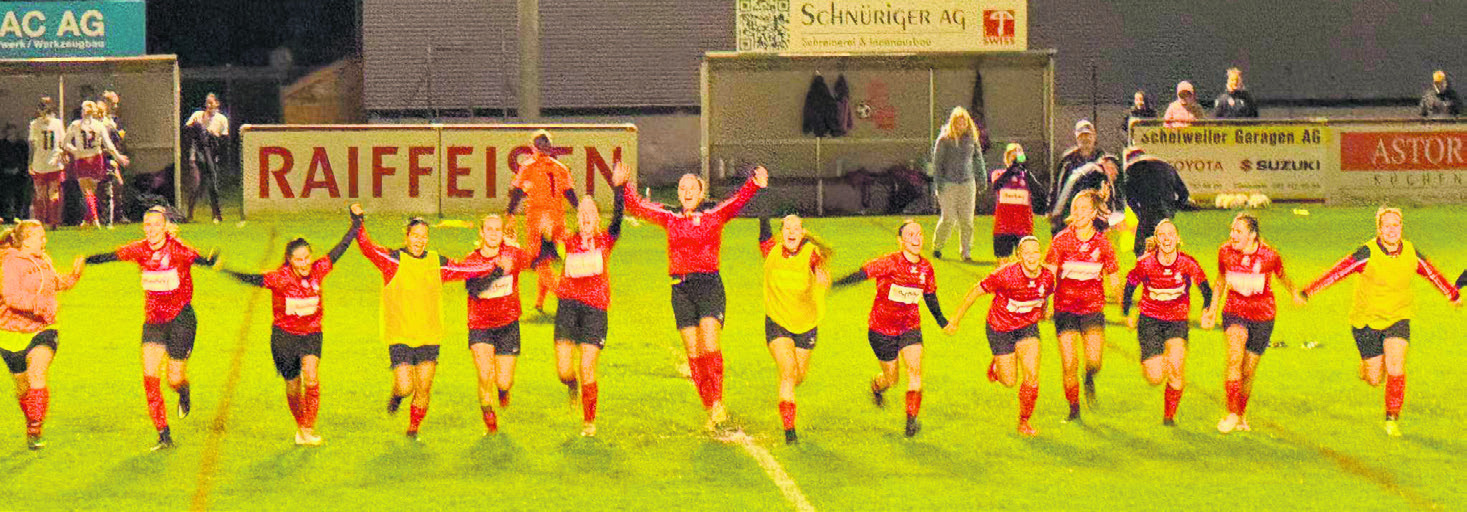 Grossartige Teamleistung –  FCE Frauen im Cup weiter!